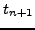 $t_{n+1}$