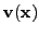 $\displaystyle \mathbf{v}(\mathbf{x})$